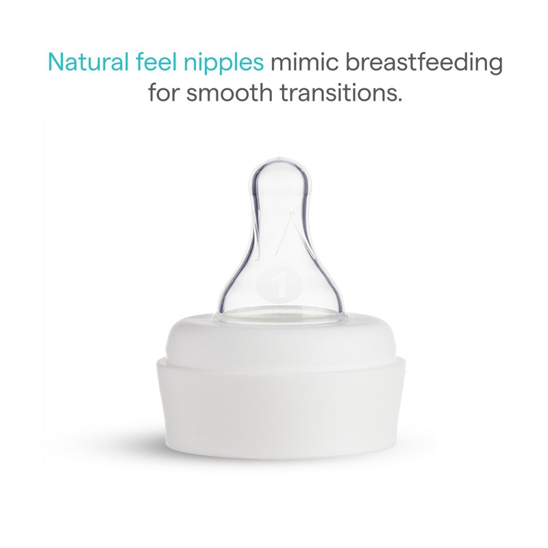 Munchkin Bond Silicone Coated Glass Baby Bottles - Anti-Colic Feeding