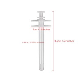 Dog Pill Shooter 2 Pieces Pet Piller Pill Dispenser for Large Dogs Handy Pill Gun for Medium to Large Breed Up to 45 Pounds (White Pill Popper 2 Pcs)