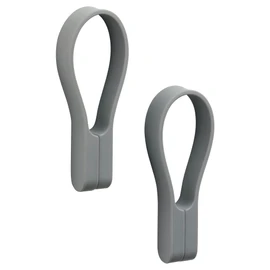 Zone Denmark Loop Towel Clip - Magnetic Towel Hanger - Keeping Your Towels Secure and Your Bathroom Organized. The Perfect Style and Functionality for a Neat and Tidy Bathroom Décor. (Pack of 2)