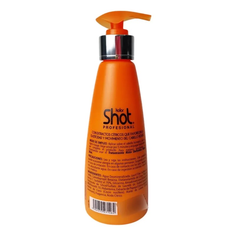 Shampoo Rizos Definidos Kolor Shot Extractos Cítricos 300ml