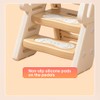 2-in-1 Foldable Toddler Step Stool for Bathroom Sink and Potty