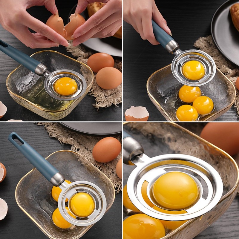 Egg Separator, Egg Yolk Separator, Stainless Steel, Egg Yolk Separator,
