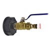 Brass Tap Connection for IBC Tank, Input Diameter S60 x