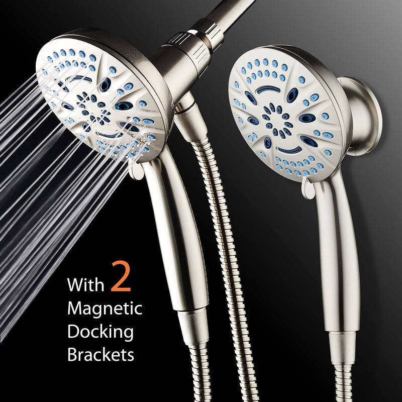 AquaCare Magneton High-Pressure 8-mode Handheld Shower Head with Magnetic Guidance