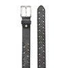 Unisex Genuine Leather Belt with Rivets Robust Rivet Belt Leather