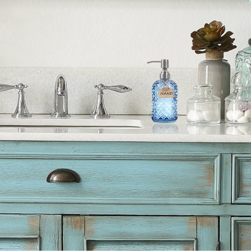 Funly mee Bathroom & Kitchen Glass Hand and Dish Soap