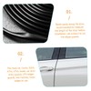 Vaguelly Rubber Car Door Edge Guard Protector Sticker Car Door