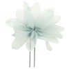 Soubien Hair Ornament, Sheer, Flower, Yukata, Arrangement, E, Blue