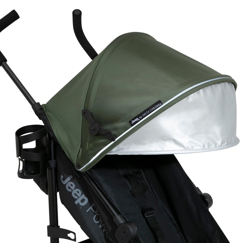 Jeep PowerGlyde Stroller by Delta Children Lightweight Travel Stroller with
