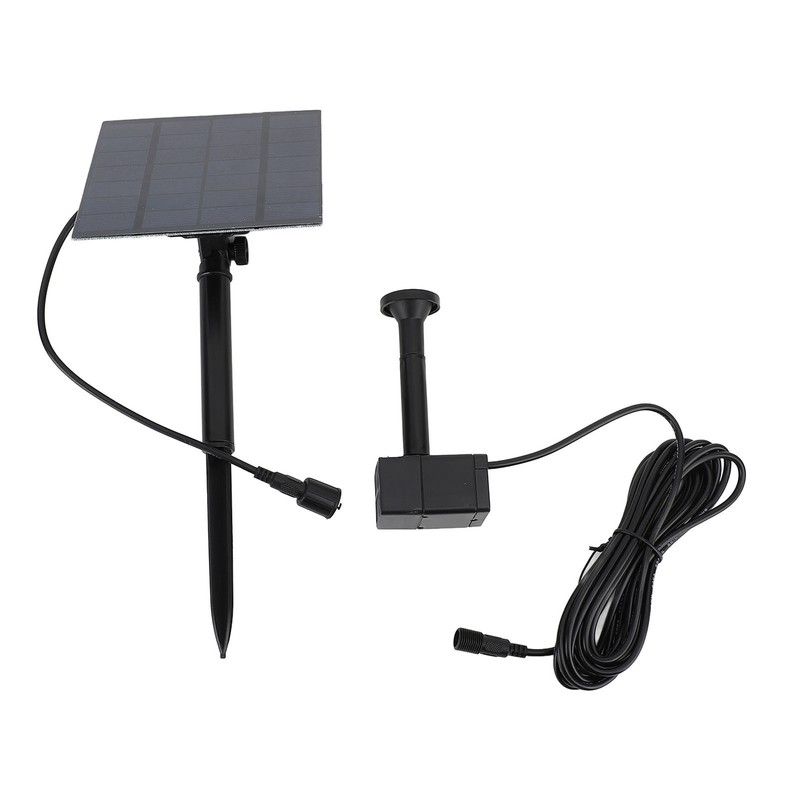 Solar Powered Water Pump Kit Powerful Jet Watering Pond Pump