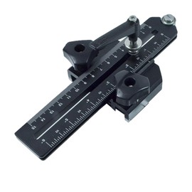 Table Saw Jig, T Slot Saw Jig Thin Jig Table Saw Cutting Tool with Limit Block for 3/8x3/4 Inch T Slot 2-5/8 to 8-1/2 Inch Adjustment