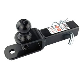 TOPTOW ATV/UTV Trailer Hitch Towing Ball Mounts, 2-Inch Ball, Clevis Pin, Fits 2-Inch Receiver