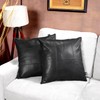 HideNgo Lambskin Leather Pillow Cover - Chair, Bed, Chaise Lounge,