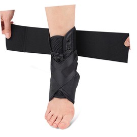OHPHCALL Adjustable Ankle Support Sleeve Compression Ankle Protector for Sports Injury Prevention for Running Cycling Weightlifting