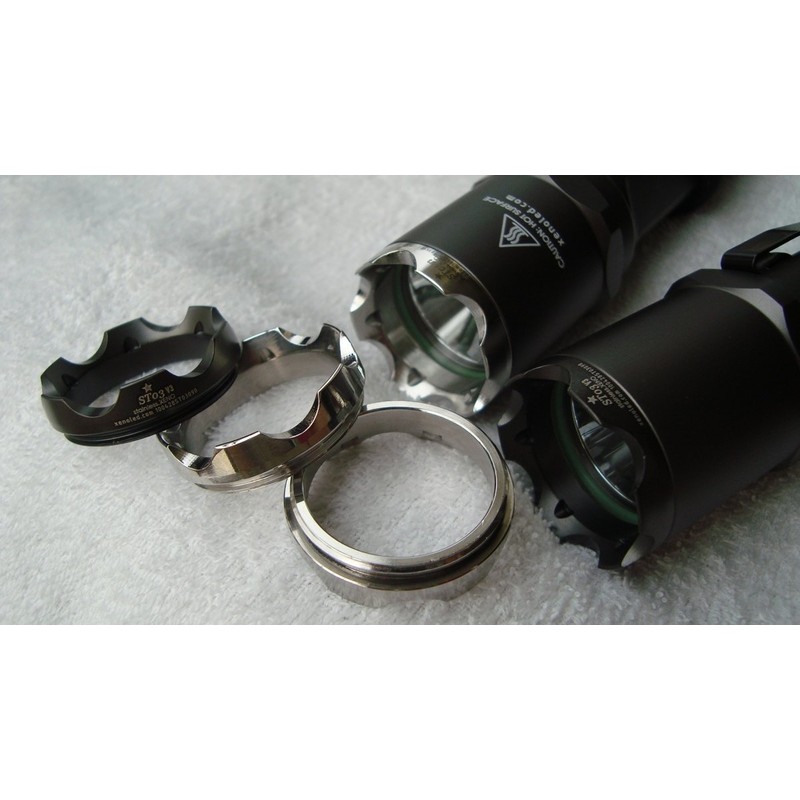 XENO ST03 ストライクベゼル (XENO G10 XENO F7 XENO G5の付属品) カラー:シルバー
