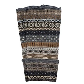 Invero, Merino Arm Warmers Bo, 100% Wool, Beige Brown