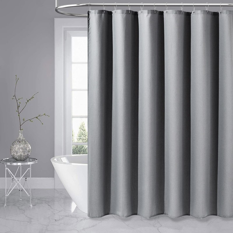 Dynamene 60 inch Stall Shower Curtain - Waffle Weave Heavy