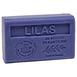 French Soap, Traditional Savon de Marseille - Lilac (Lilas) 125g