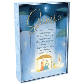 DaySpring - Jesus He Came Not to a Throne- 18 Christmas Boxed Cards, NKJV