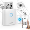 JADENS Mini Sticker Printer-2 Inch Bluetooth Thermal Pocket Printer,Inkless Portable