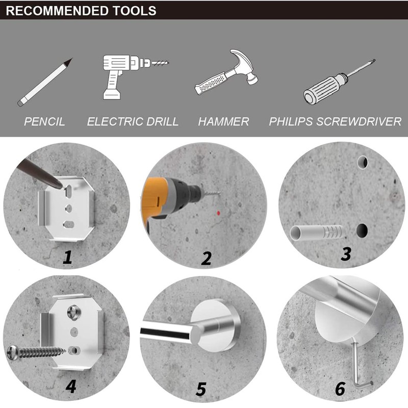 36 Inch Towel Bar for Bathroom 12/16/24/28/32/36 Inch Kitchen Towel