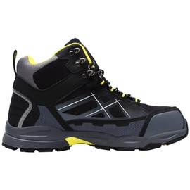 LARNMERN Steel Toe Boots,Mens Work Safety Outdoor Protection Footwear Industrial and Construction Boots Black Size: 11