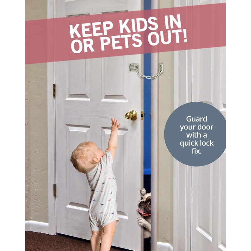 Jack N’ Drill Chain Door Guard with Lock - 2