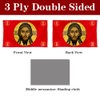 3ply Double Sided - Jesus Imperial Gonfalon Christ Religion Faith