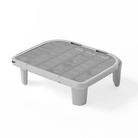 ZHMZ G1 Self Cleaning Litter Box Footstool Compatible with Automatic Cat Litter Box, Self-Cleaning Cat Box Step Stairs, Litter Trapper, Easy Clean, Anti Tracking