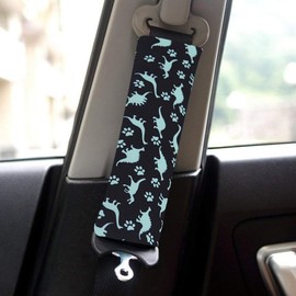 MHwan Children's Seat Belt Pads, Pack of 2, Cute Dinosaur Seat Belt Protectors, Children's Car, Breathable and Skin-Friendly Car Seat Belt Padding, Wear-Resistant and Durable for All Seasons