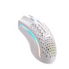 Redragon Mouse Gamer Storm Pro M808w-ks Blanco Wireless, Forma de