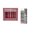 Set de Labiales Mate Mousse Italia Deluxe + 5 Delineadores