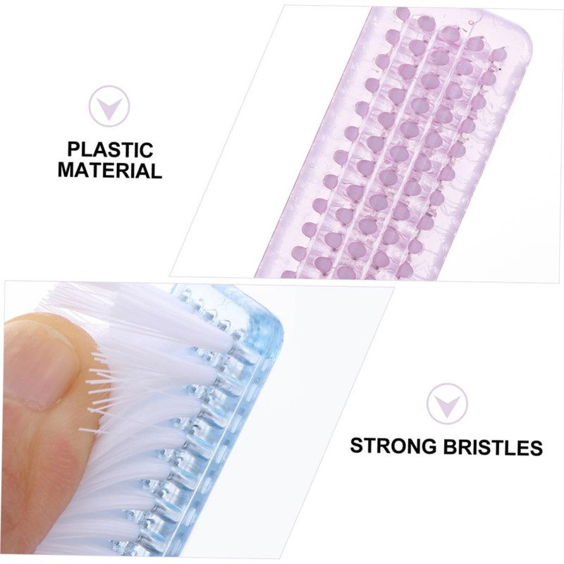 IWOWHERO 15pcs Nail Fingernail Cleaning Tools Brushes Professional Home Nail