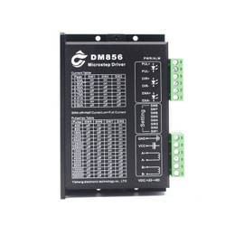 EASON Driver Two-Phase DSP Digital Stepper Motor DM856 Stepper Motor Driver 32 bit DC20-80V 5.6A for Nema 23,42 Stepper Motor for Laser Cutters, Laser Marker, X-Y Tables, Labeling Machine