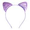 Bepod 18 Pieces Cat Ear Headbands, Sequin Headwear Hair Band