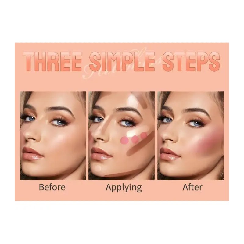 Set De 3 Espátula Lasting Contouring Stick Contorno Blush