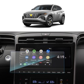 SKTU Navigation Schutzfolie kompatibel mit Hyundai Tucson NX4 2021+ Displayschutzfolie aus gehärtetem Glas Kratzfest Anti-Fingerabdruck 9H Härte 10,25 Zoll