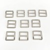 aoozleny 10pcs Zinc Alloy Slider Tri-Glide Buckle Triglide Adjustable Buckle
