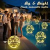 Askyli Floating Pool Lights, Warm White LED Solar Pool Lights