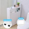 ILWorkTLs Narrow Bathroom Cabinet with Drawer,Slim Storage Cabinet, Toilet Side