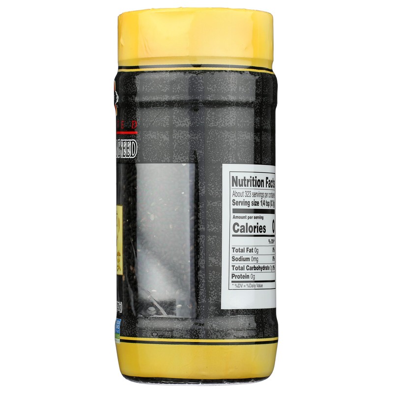 JFC Roasted Black Sesame Seeds Iri Goma, 8 oz