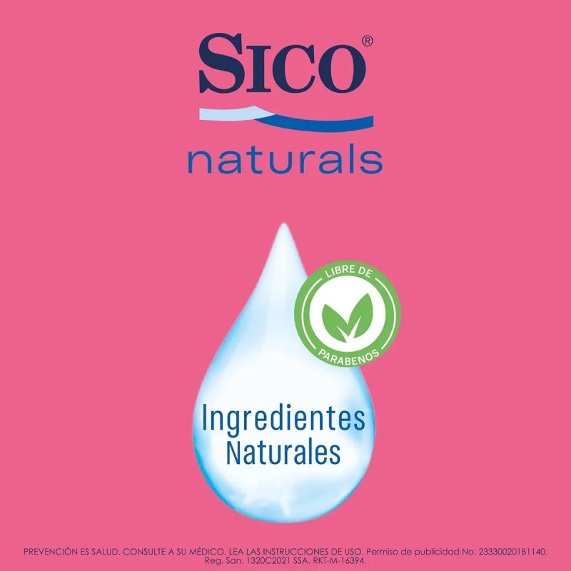 Sico Naturals Lubricante Íntimo H2o Gel Ph Balanceado 100 Ml