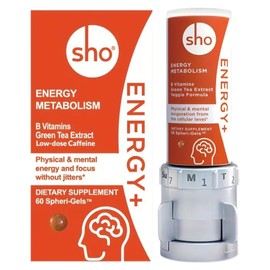 SHO Energy+ Kit Vegan Energy & Focus Supplements 60 Pills-Matcha Extract, Methylated B Complex Vitamin B Complex, and Caffeine Natural Energy Booster for Men & Women Without Crash & Jitters