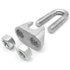 Design61 10x Wire Rope Clips 8 mm (5/16 Inch) Galvanised