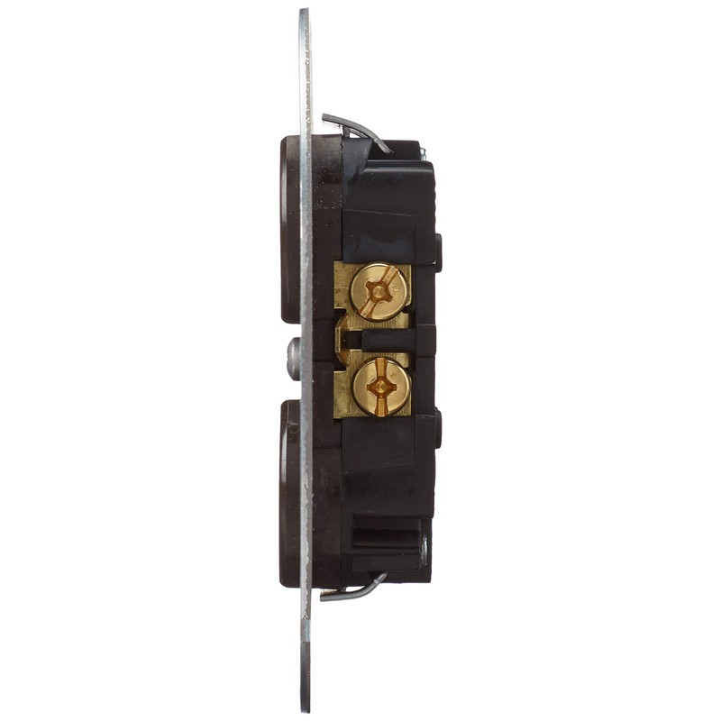 Leviton 15 Amp 125 Volt, Duplex Receptacle, with 4" Metal