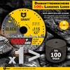 Metal Cutter GRAFF Black Cut Off Wheels 115mm - Diamond