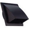 Ventilation Grille Diameter 150 mm Anthracite Exhaust Hood Ventilation with