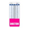 Doctor Badge Buddy Vertical w/Height & Weight Conversion Charts (Oversized,