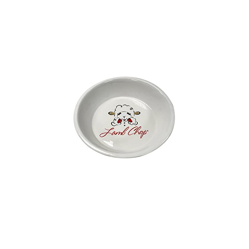 Multipet Lambchop Dog Bowl - 3 Cup White