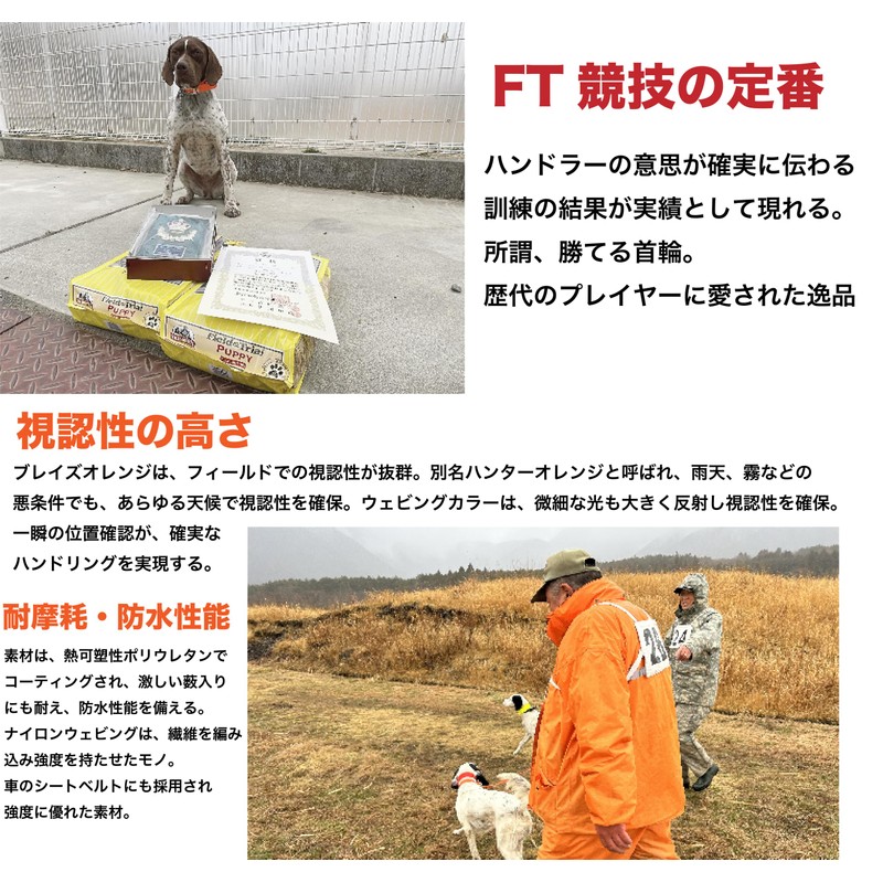 Webbing Collar Width 2.5mm Total Length 70cm Waterproof Outdoor Collar